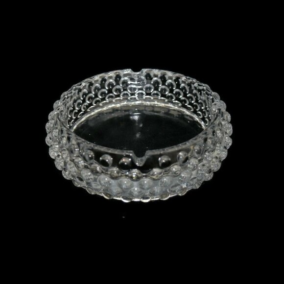 Vintage Fostoria American Clear Glass Ashtray - Picture 4 of 6